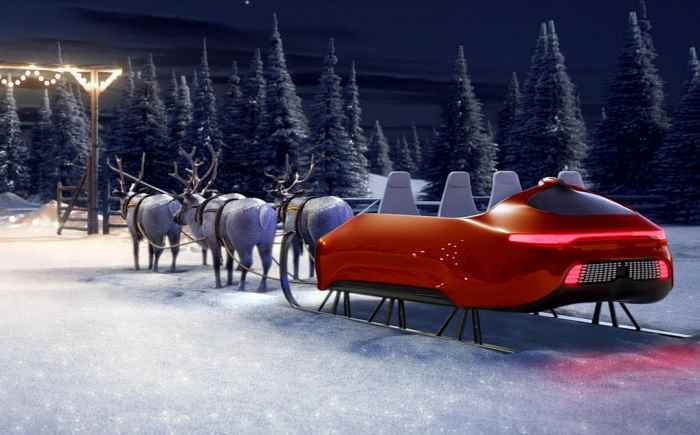 Mercedes-Benz предлагает создать сани для Санта-Клауса