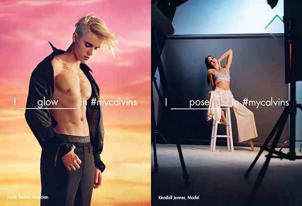Кендалл Дженнер, Джастин Бибер и другие знаменитости в новой кампании Calvin Klein