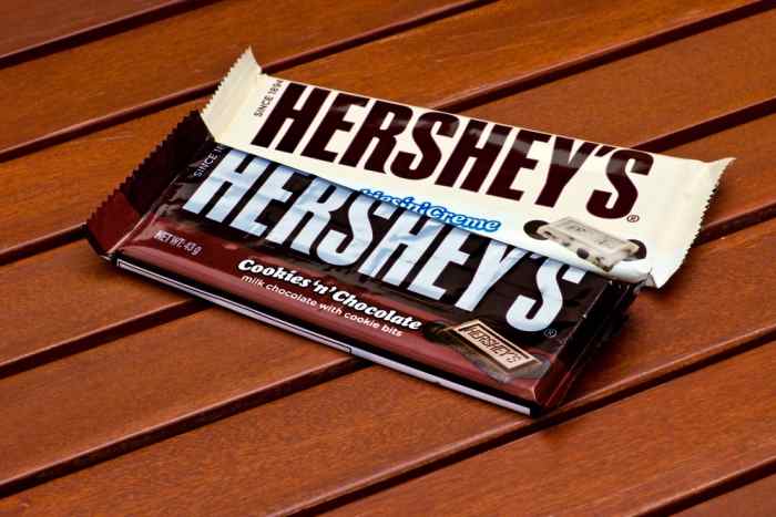 Hershey уходит от производства шоколада