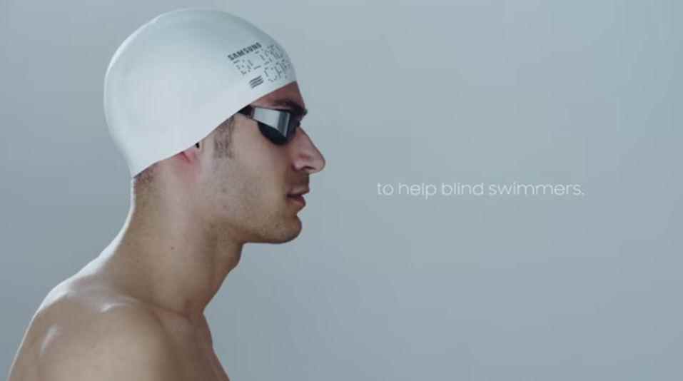 Cheil и Samsung создали «умную» шапочку для плавания для паралимпийцев.