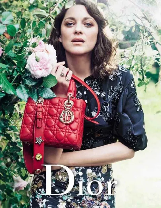 Марион Котийяр в рекламной кампании Lady Dior