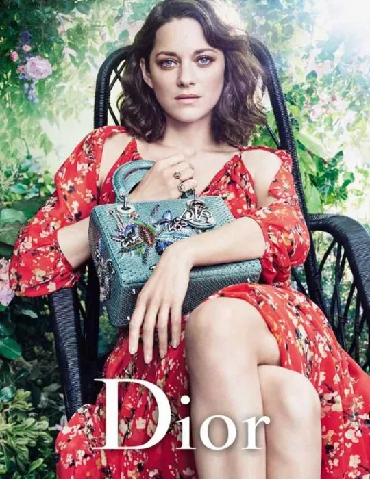 Марион Котийяр в рекламной кампании Lady Dior