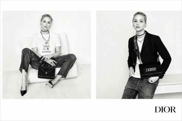 Дженнифер Лоуренс в рекламе Christian Dior