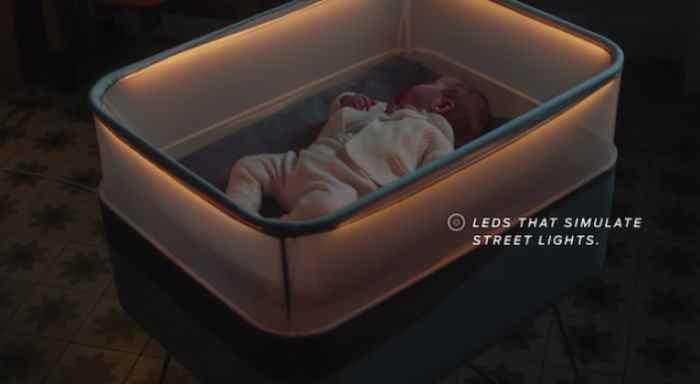 Ford разработали детскую кроватку для укачивания