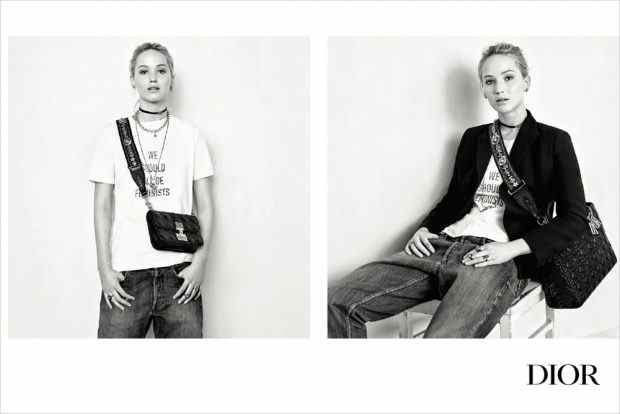 Дженнифер Лоуренс в рекламе Christian Dior