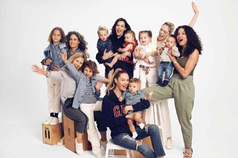 Знаменитые мамы и их дети в рекламе Gap