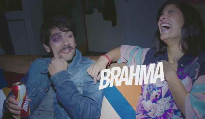Реклама пива Brahma из серии GIF-картинок