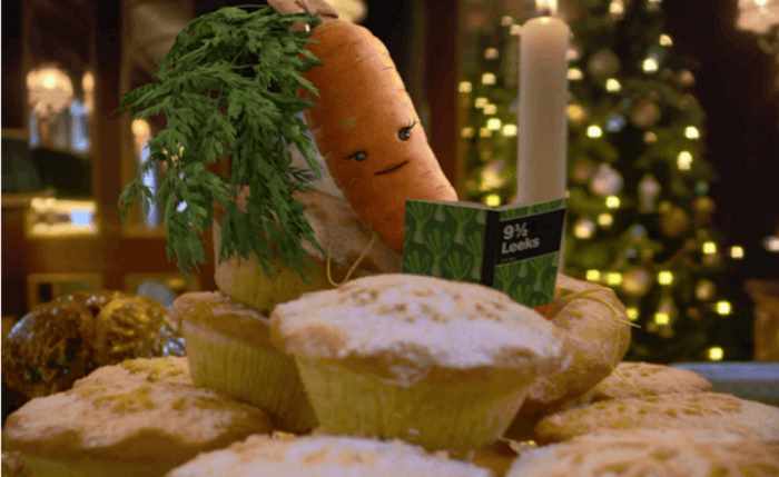 Морковка по имени Кевин снялся в рождественском сиквеле Aldi.