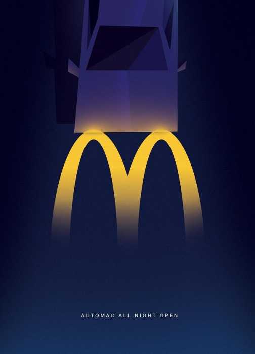 Лого McDonald’s стало светом, направляющим к ресторанам.