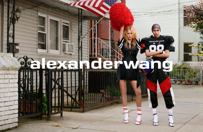 Королевы красоты и чирлидерши в рекламе Alexander Wang