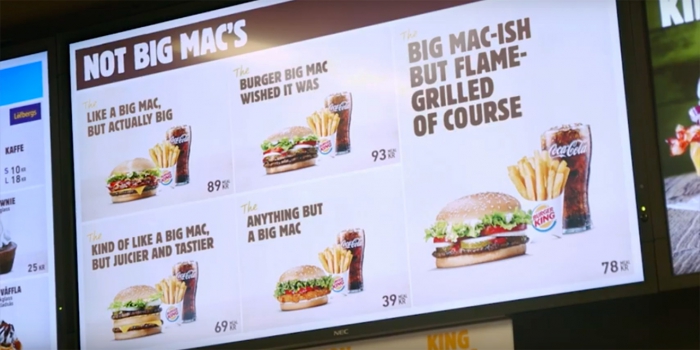 Burger King снова троллит McDonald's