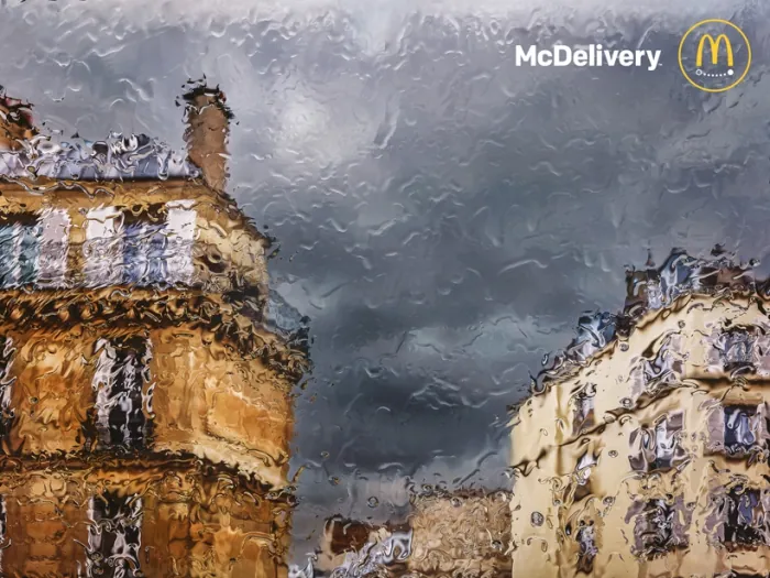 McDonald’s рассказал о преимуществах доставки с помощью непогоды