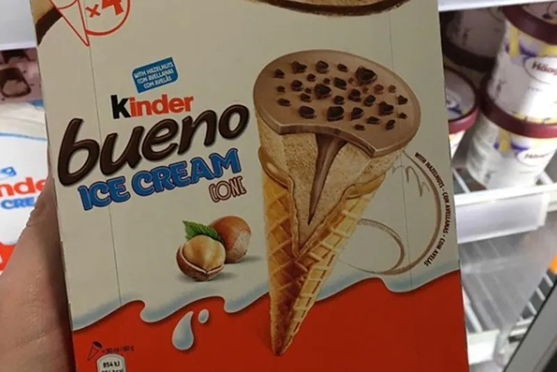 Kinder начал продавать мороженое Kinder начал продавать мороженое