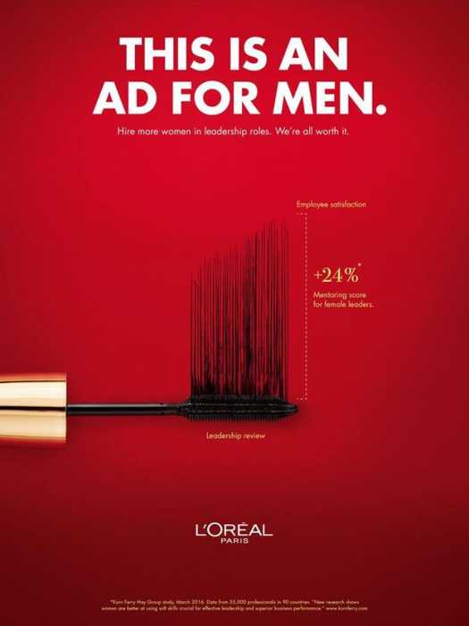 L’Oreal Paris выпустила makeup принты, направленные на мужчин.