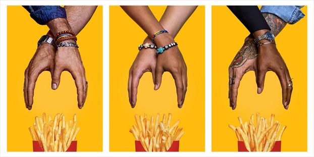 McDonald's призвал людей делиться любовью
