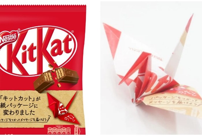 Бренд шоколада KitKat выпустит бумажную упаковку-оригами