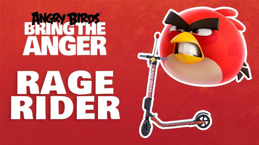 Angry Birds выпустили скутер, работающий на злости