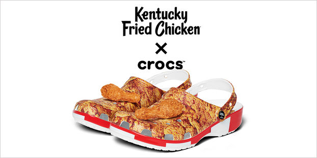 KFC и Crocs создали обувь с курочкой