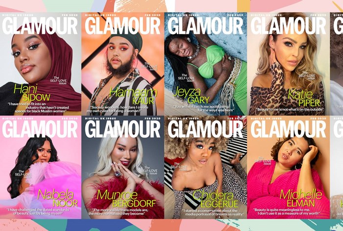 Glamour посвятил digital-обложки девушкам с необычной внешностью