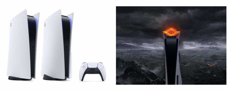 Неожиданный дизайн PlayStation 5 сравнили с башней Саурона