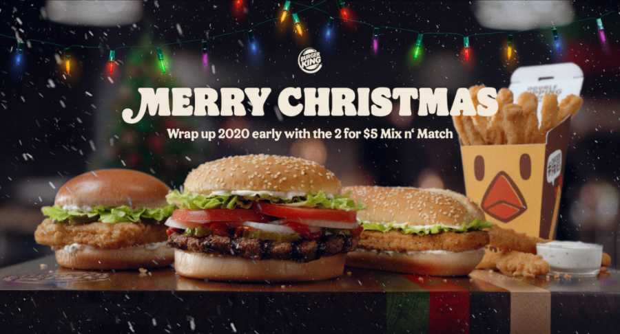 Burger King начал праздновать Рождество в июле