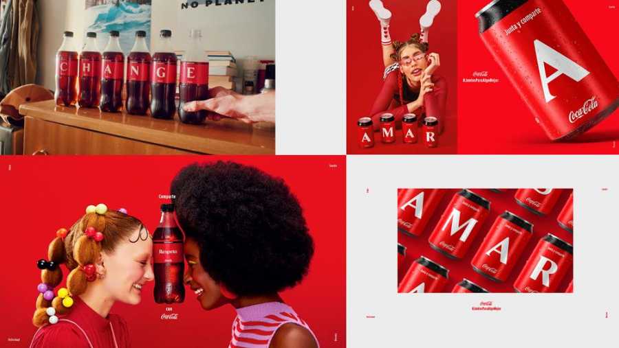 Coca-Cola разместила буквы алфавита на упаковке, чтобы каждый мог выразить себя