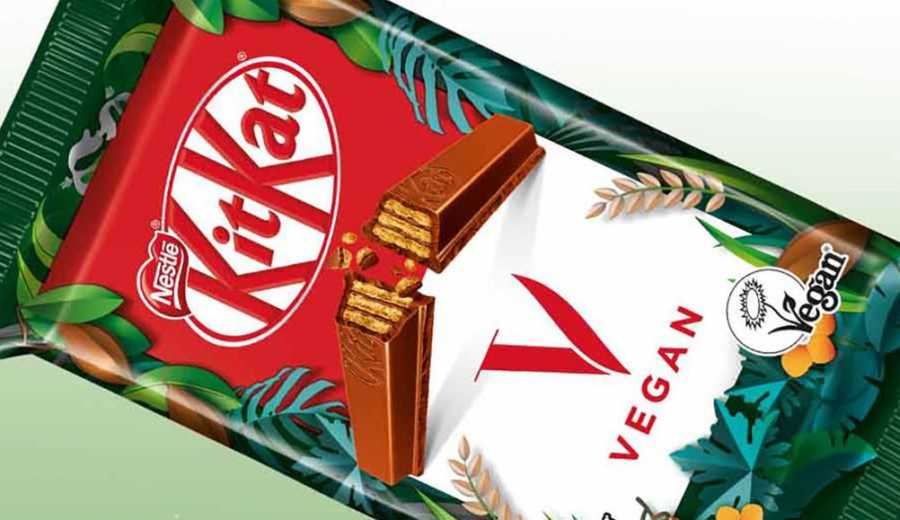 Nestlé выпустит веганский батончик KitKat