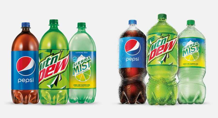 PepsiCo изменила дизайн 2-литровых бутылок впервые за 30 лет
