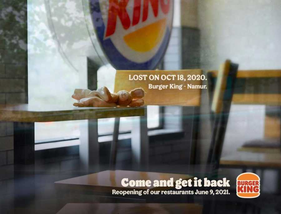 Burger King призвал прийти за потерянными вещами в серии принтов