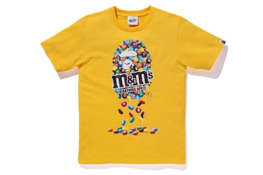 Bape представил капсульную коллекцию футболок с M&M's