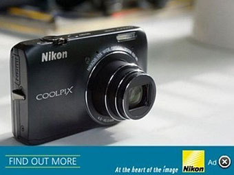 Nikon первым в Европе запустил контекстную рекламу на изображениях