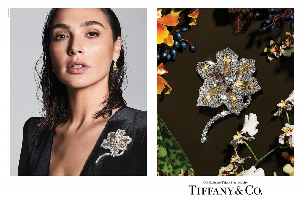 Галь Гадот стала лицом ювелирной линии Tiffany & Co.