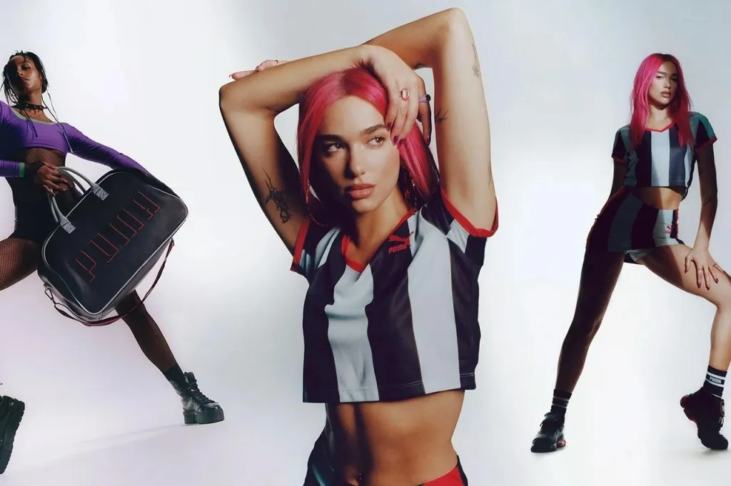 Дуа Липа и Puma посвятили новую коллекцию рейв-культуре