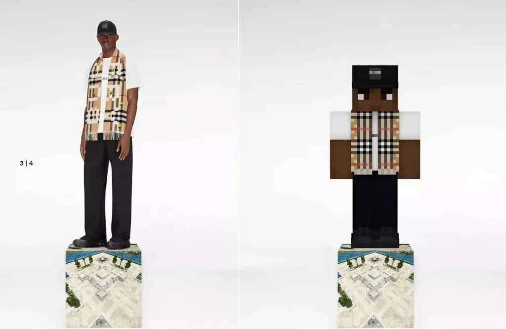 Burberry и Minecraft объявили о сотрудничестве
