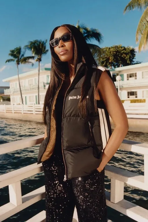 Наоми Кэмпбелл снялась в кампании Moncler и Palm Angels