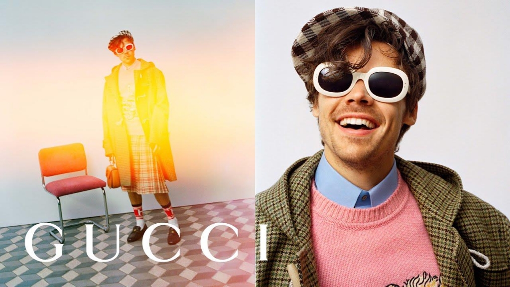 Гарри Стайлз снимается в собственной кампании Gucci "HA HA HA"