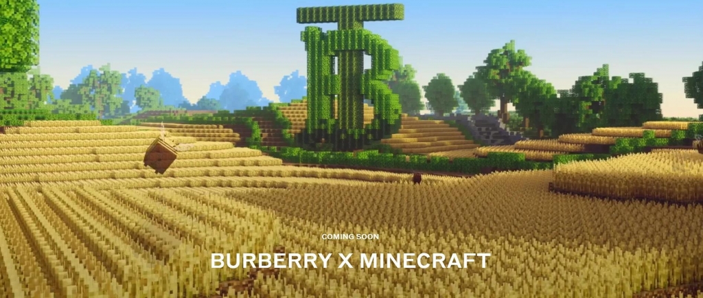 Burberry и Minecraft объявили о сотрудничестве