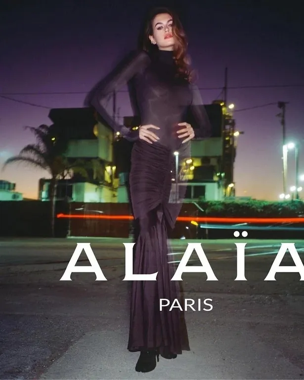 Кайя Гербер снялась в весенней кампании Alaïa