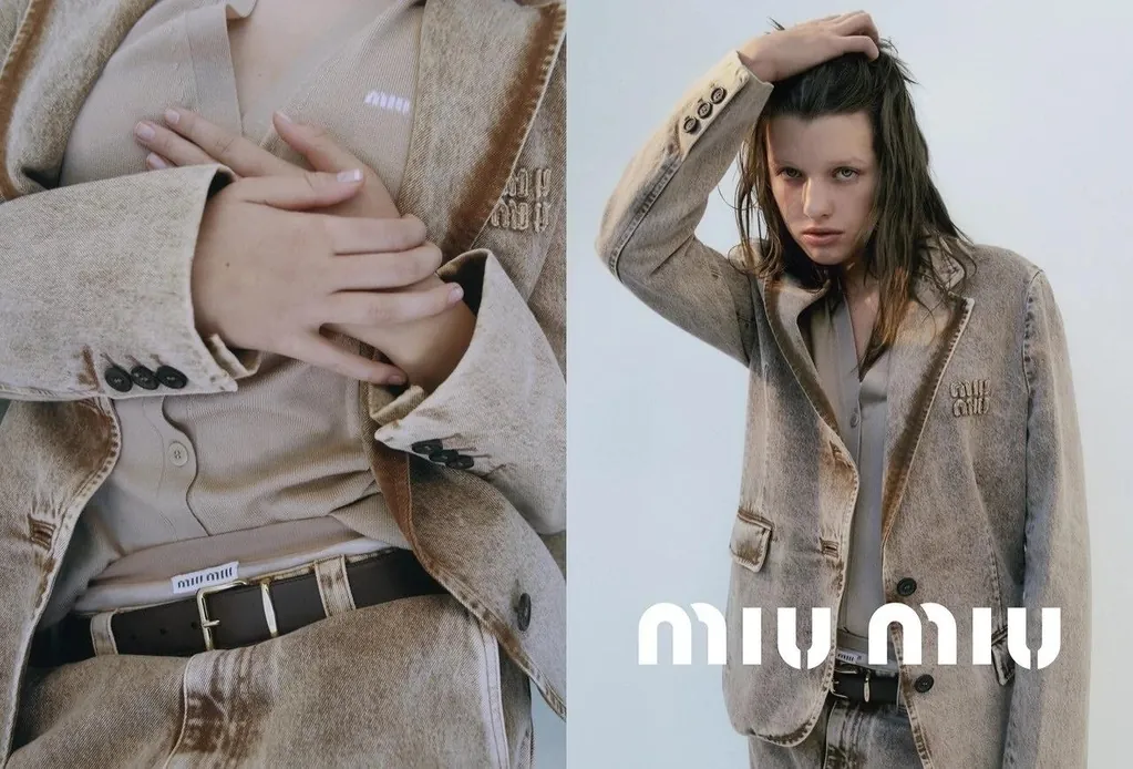 Кендалл Дженнер снялась в весенней кампании Miu Miu