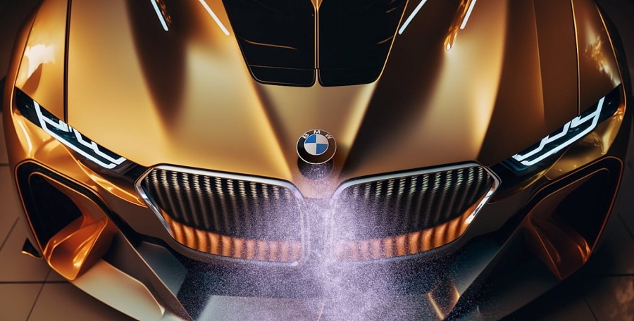 Новые автомобили BMW получат внешние эмблемы с освежителем воздуха