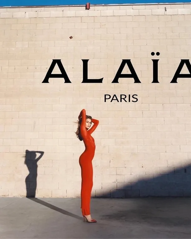 Кайя Гербер снялась в весенней кампании Alaïa