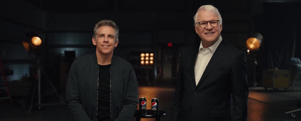 Бен Стиллер и Стив Мартин появились в рекламе Pepsi