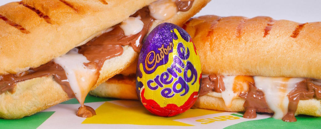 Сеть фаст-фуда создала сэндвич с шоколадным яйцом Cadbury