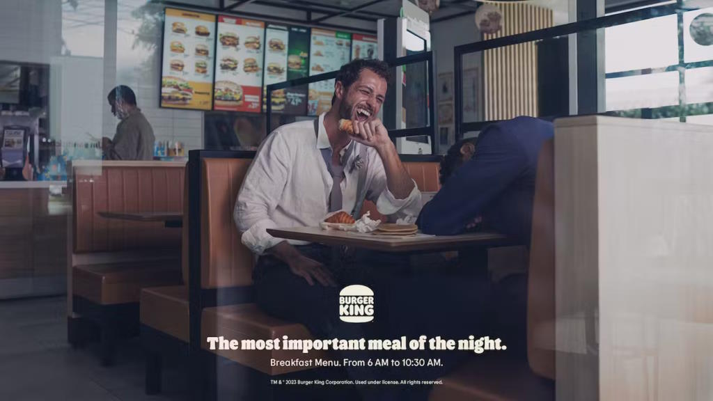 Burger King отметил завтрак как самый важный прием пищи ночью