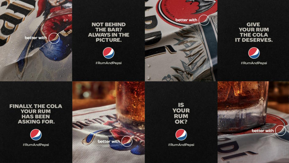 Pepsi доказала, что сочетается с ромом лучше, чем Coca-Cola
