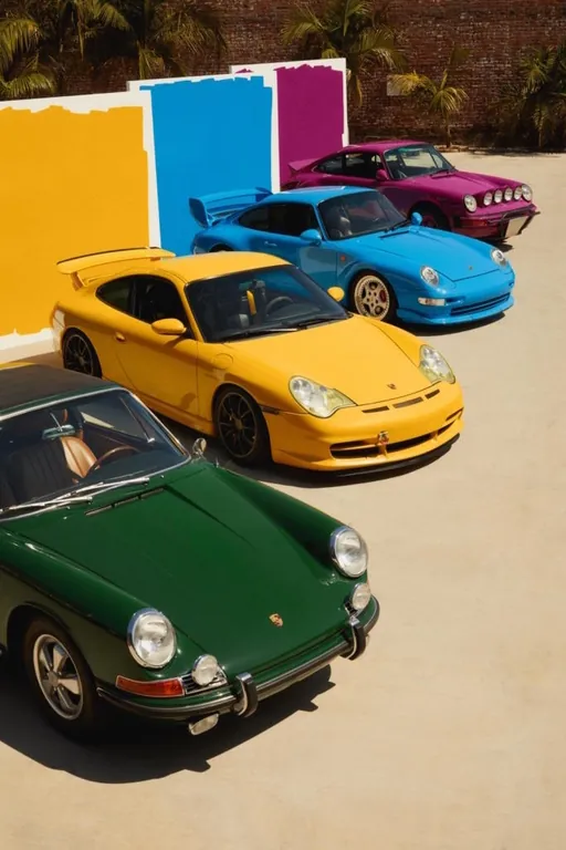 Porsche выпустил лимитированную серию красок, вдохновленных цветами автомобилей