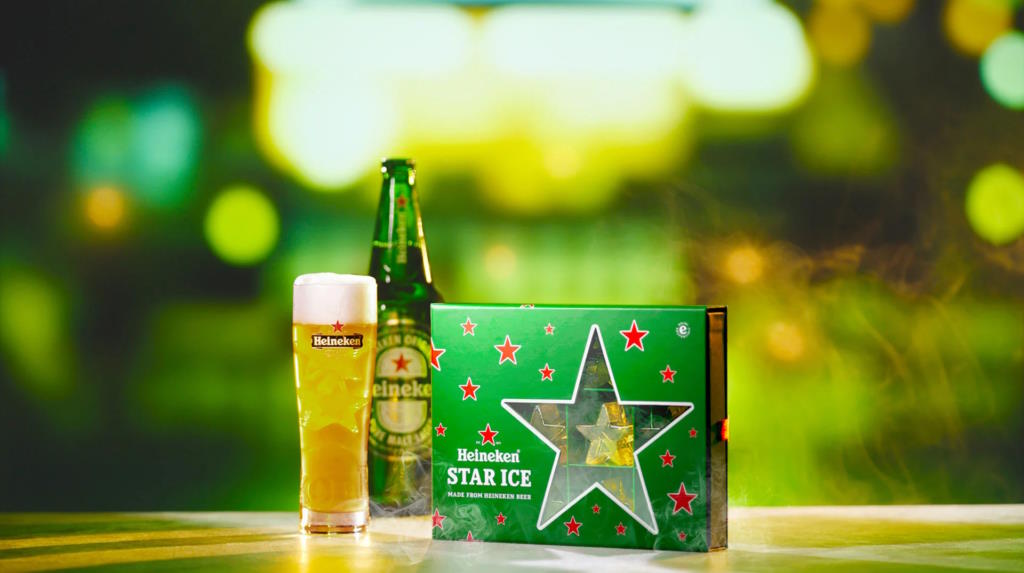 Heineken запустил в продажу кубики льда из пива
