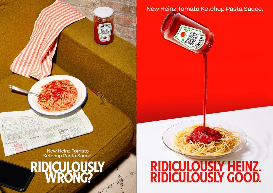 Heinz разжег дискуссию о макаронах с кетчупом