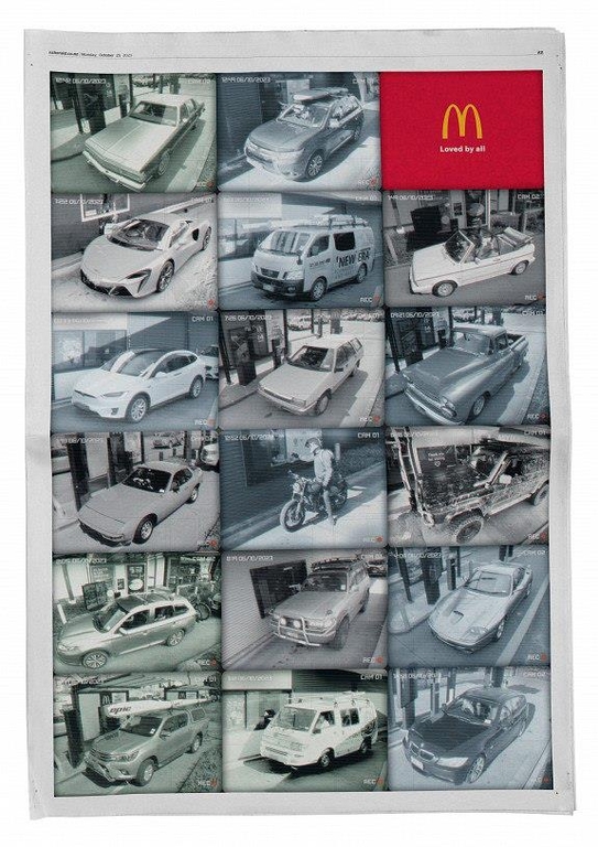 От Ferrari до скутеров: героями рекламы McDonald’s стали автомобили возле МакДрайва