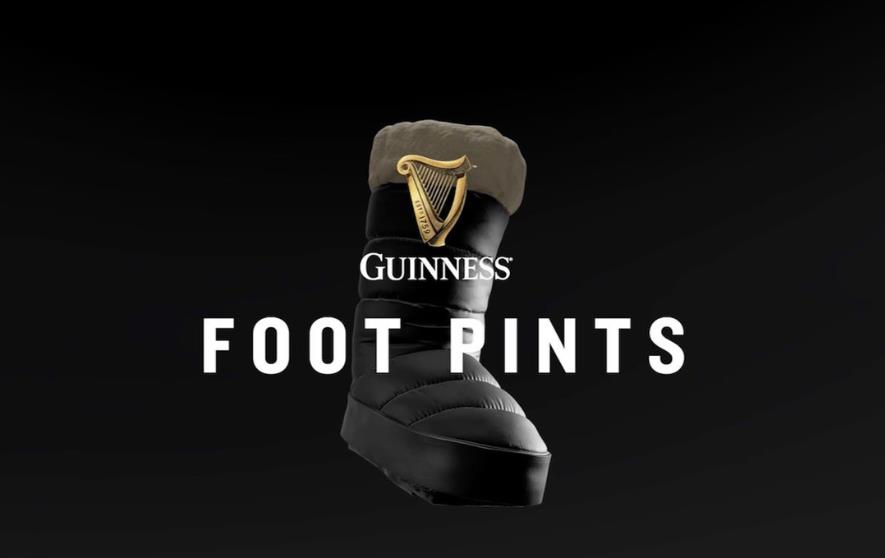 Guinness создал ботинки, прокладывающие путь к пабу